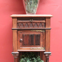 Load image into Gallery viewer, x SOLD Antique French rosewood and Marble Top Single Drawer Bedside Cabinet or Lamp Table B11996
