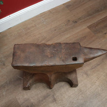 Load image into Gallery viewer, x SOLD Antique French Anvil, Blacksmith&#39;s Anvil, Forged Iron Church Window Anvil. B10576
