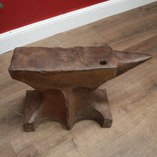 Load image into Gallery viewer, x SOLD Antique French Anvil, Blacksmith&#39;s Anvil, Forged Iron Church Window Anvil. B10576
