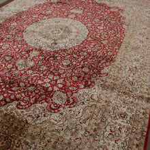 Load image into Gallery viewer, Large Handmade Hali Silk Kashan Rug by Hali Exclusive Handmade Rugs. B13131
