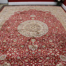Load image into Gallery viewer, Large Handmade Hali Silk Kashan Rug by Hali Exclusive Handmade Rugs. B13131
