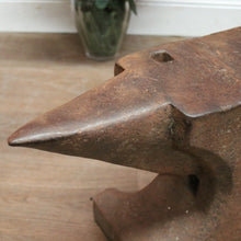 Load image into Gallery viewer, x SOLD Antique French Anvil, Blacksmith&#39;s Anvil, Forged Iron Church Window Anvil. B10576
