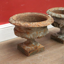 Load image into Gallery viewer, A Pair of Antique French Cast Iron Staircase Base Jardinière Planters or Pot planters. B11862
