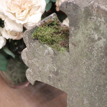 Load image into Gallery viewer, x SOLD Antique French Bluestone Cross, Religious Ornament, Home Devotion Cross. B11859
