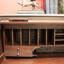 Load image into Gallery viewer, x SOLD Antique English Roll-top Desk, Office Desk, Home Office Desk, Drawers. B11970
