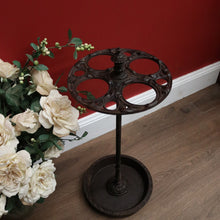 Load image into Gallery viewer, x SOLD Antique French Cast Iron Umbrella Holder or Stand or Cane, Walking Stick Holder. B11518
