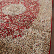 Load image into Gallery viewer, Large Handmade Hali Silk Kashan Rug by Hali Exclusive Handmade Rugs. B13131
