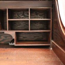 Load image into Gallery viewer, x SOLD Antique English Roll-top Desk, Office Desk, Home Office Desk, Drawers. B11970
