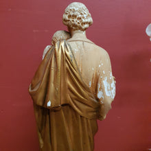 Load image into Gallery viewer, x SOLD Antique Ceramic-Chalk or plaster Sculpture Statue or Figurine, Home Worship or Devotion. B11726
