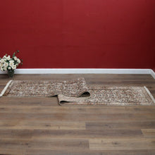 Load image into Gallery viewer, Hali Handmade Silk Persian Kashmir Hall Runner Rug in Cream and Pastel Tones. B13133
