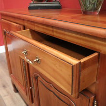 Load image into Gallery viewer, Vintage French Three-Door Sideboard Buffet, Hall or Entry Cabinet or Cupboard. B11941
