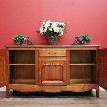 Load image into Gallery viewer, Vintage French Three-Door Sideboard Buffet, Hall or Entry Cabinet or Cupboard. B11941
