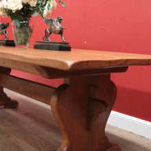 Load image into Gallery viewer, French Refectory Table, Twin Pedestal, Slab Top Kitchen Table, Dining Table. B11401
