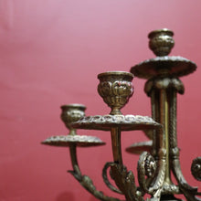 Load image into Gallery viewer, Pair of Antique French Table or Sideboard Candelabras, Candlestick Holders B11313

