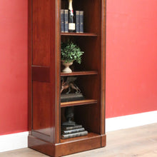 Load image into Gallery viewer, x SOLD Tall and Narrow go-anywhere Vintage French Bookcase, Display Cabinet, Cupboard. B11940
