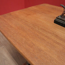 Load image into Gallery viewer, X Sold French Refectory Table, Twin Pedestal, Slab Top Kitchen Table, Dining Table. B11401
