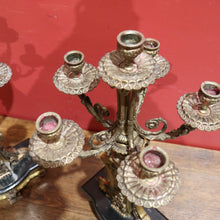 Load image into Gallery viewer, Pair of Antique French Table or Sideboard Candelabras, Candlestick Holders B11313

