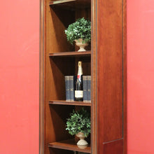 Load image into Gallery viewer, x SOLD Tall and Narrow go-anywhere Vintage French Bookcase, Display Cabinet, Cupboard. B11940
