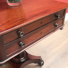 Load image into Gallery viewer, Antique English Mahogany Jewellery or Coin Table, Side or Lamp Table, Games or Card Table B11983
