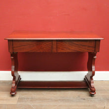 Load image into Gallery viewer, Antique Australian Cedar Two-Drawer Sofa Table or Side Table, or Colonial Cedar Table. B11763
