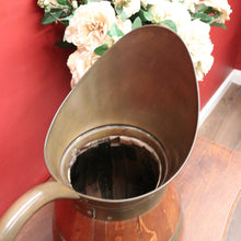 Load image into Gallery viewer, x SOLD Antique French Pitcher or Jug, French Oak and Brass Bound Water Jug or Ewer. B11954
