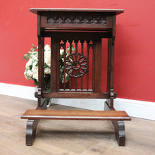 Load image into Gallery viewer, x SOLD Antique French Prie Dieu, Prayer Chair, or Antique French Church Prayer Kneeler. B11477
