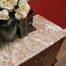 Load image into Gallery viewer, x SOLD Antique French Chest of Drawers with Marble Top and Gilt Brass Handles and Mounts. B11542
