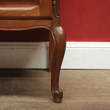 Load image into Gallery viewer, x SOLD Antique French Oak and Tri-fold Bevelled Mirror Dressing Table or Ladies&#39; Desk B11552
