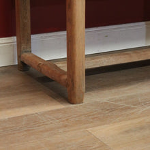 Load image into Gallery viewer, x SOLD Antique French Pale Oak Hall Table, Sofa Table, Kitchen Island or Table, or Desk. B11434
