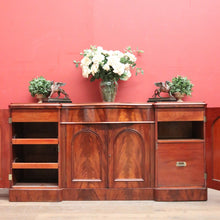 Load image into Gallery viewer, x SOLD Antique English Mahogany Four-door Sideboard, Hall Cabinets or Buffet Cupboard. B11982

