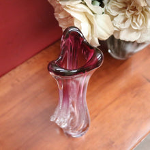 Load image into Gallery viewer, Vintage Val St Lambert Vase, Vintage, Retro, Mid-Century Murano-Style Vase. B11644
