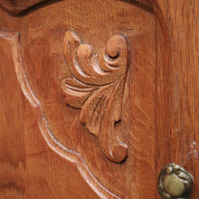 Load image into Gallery viewer, x SOLD Antique French Oak and Tri-fold Bevelled Mirror Dressing Table or Ladies&#39; Desk B11552
