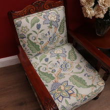 Load image into Gallery viewer, x SOLD Antique Australian Cedar Armchairs, Cane Side Lounge Chairs, Pair of Chairs. B11779
