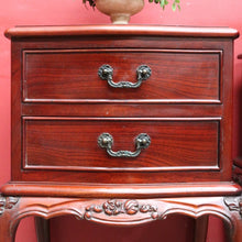 Load image into Gallery viewer, Pair of Vintage Johnson’s Australian Cedar Bedside Cabinets Lamp Tables. B13138
