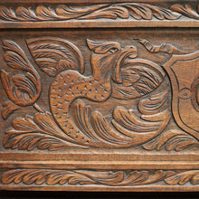 Load image into Gallery viewer, x SOLD Antique French Oak Hall Seat, or Lift Lid Blanket Box Hall Bench Chair. B11864
