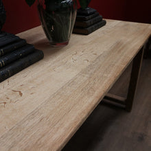 Load image into Gallery viewer, x SOLD Antique French Pale Oak Hall Table, Sofa Table, Kitchen Island or Table, or Desk. B11434
