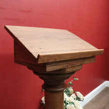 Load image into Gallery viewer, x SOLD A Large Antique French Oak Church Lectern, Pulpit, or Gothic Podium. B11997
