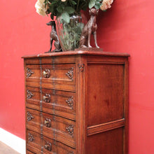 Load image into Gallery viewer, x SOLD French Lingerie Chest of Drawers, Hall Cabinet or Cupboard, Bedside Cabinet or Lamp Chest. B11820
