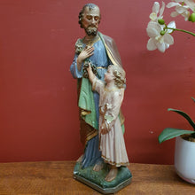 Load image into Gallery viewer, x SOLD Antique Ceramic-Chalk or plaster Sculpture Statue or Figurine, Home Worship or Devotion. B11734

