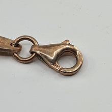 Load image into Gallery viewer, Sterling silver bracelet, rose gold plated, set with cubic zirconia, stamped 925 Milano
