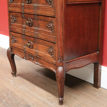 Load image into Gallery viewer, x SOLD French Lingerie Chest of Drawers, Hall Cabinet or Cupboard, Bedside Cabinet or Lamp Chest. B11820
