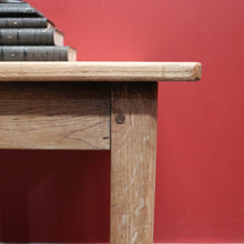 Load image into Gallery viewer, x SOLD Antique French Pale Oak Hall Table, Sofa Table, Kitchen Island or Table, or Desk. B11434
