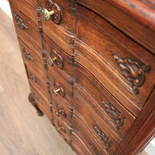 Load image into Gallery viewer, x SOLD French Lingerie Chest of Drawers, Hall Cabinet or Cupboard, Bedside Cabinet or Lamp Chest. B11820
