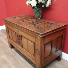 Load image into Gallery viewer, x SOLD Antique French Coffer, Large Blanket Box, Lift Lid Coffee Table, Storage Trunk. B11470
