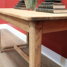 Load image into Gallery viewer, x SOLD Antique French Pale Oak Hall Table, Sofa Table, Kitchen Island or Table, or Desk. B11434

