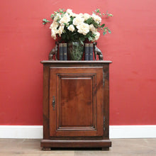 Load image into Gallery viewer, Antique French Walnut Cabinet, Single Door Country Farmhouse Cupboard. B11831
