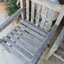 Load image into Gallery viewer, A pair of good quality outdoor chairs with a wonderful Lichen patina and beautiful age. MP47-28091
