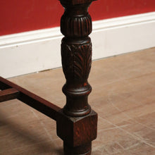 Load image into Gallery viewer, Antique French Hall Chair, an Oak and Rush Seat Carver, Office Chair or Armchair. B11802
