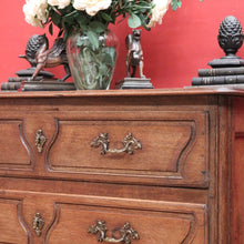 Load image into Gallery viewer, x SOLD Antique French Oak Chest of Drawers, a Three Drawer Sideboard or Linen Chest B11431
