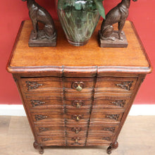 Load image into Gallery viewer, x SOLD French Lingerie Chest of Drawers, Hall Cabinet or Cupboard, Bedside Cabinet or Lamp Chest. B11820
